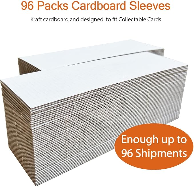 96 Packs Sleeves for Sports Card Protectors, Mail Shipping Stiffeners - Image 4