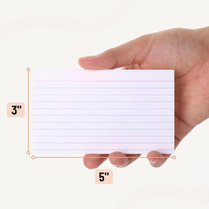 Mr. Pen- Lined Index Cards, 300 Cards, Bulk Ruled Index Cards | Flash Cards - Image 4