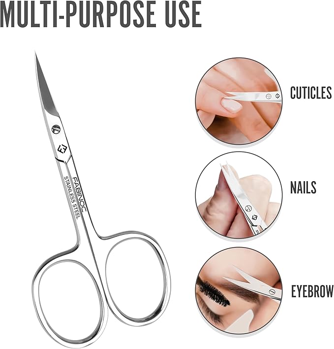 Curved Cuticle Scissors for Women & Men - Image 4