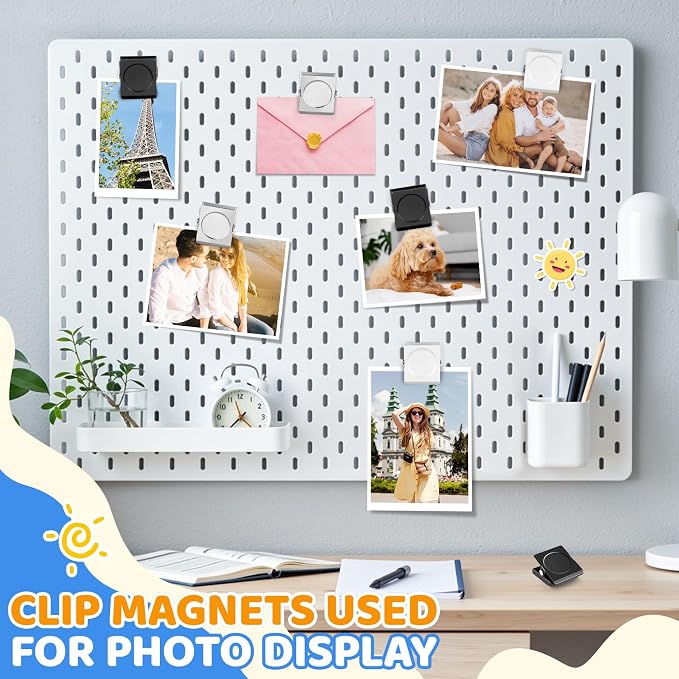 Grtard 24 Pack Magnetic Clips Heavy Duty, Refrigerator Magnets, Strong Magnetic - Image 6