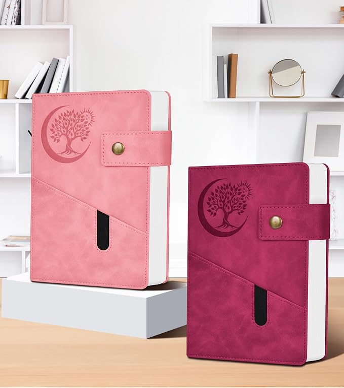 PAIBAS 8.5 x 11 Lined Notebook Journal 366 Pages Leather Journal - Image 7