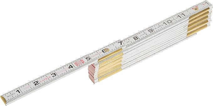 Crescent Lufkin 5/8" X 6' Red End® Engineer's Scale Wood Rule - Image 3