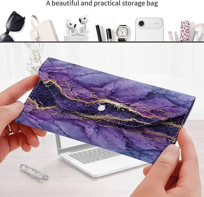Cash Envelope Wallet Cute PU Leather Envelopes Bag - Image 3