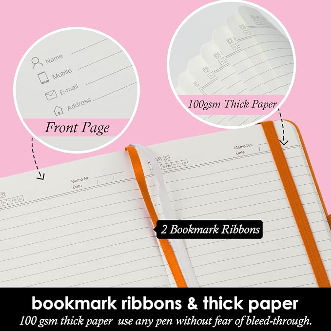 NIRMIRO 3 Pack Pocket Notebook Notepad - Image 3