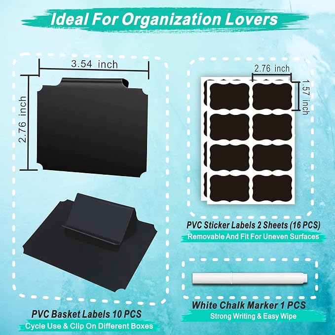 27-Piece Set of Basket Labels Clip On - Image 3