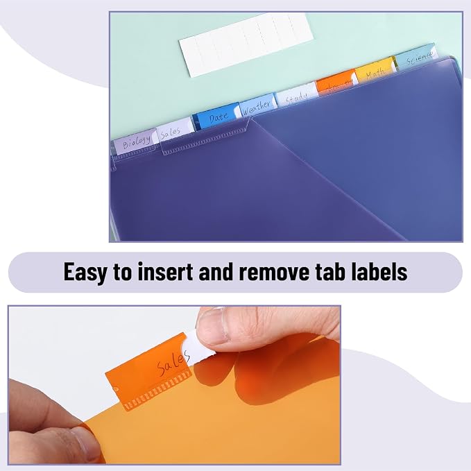 Mr. Pen- Binder Dividers with Pockets and Tabs, 16 Pack | Coastal Sunrise - Image 6