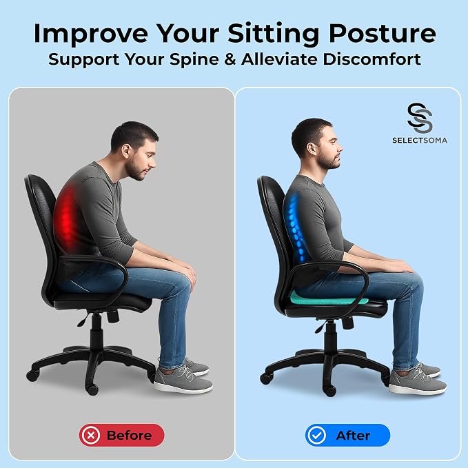 SelectSoma Mint Green Gel Seat Cushion - Image 9