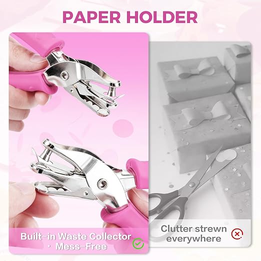 2 PCS Single Hole Punch, 1/4 Inch and 1/8 Inch Hole Puncher - Image 4