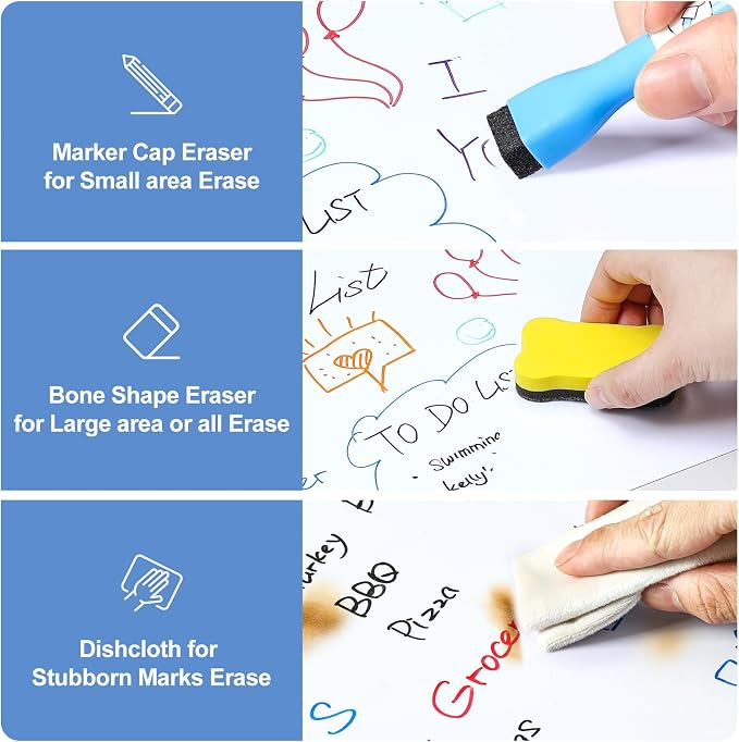 3 Pack Magnetic Dry Erase Board Sheet - Image 4