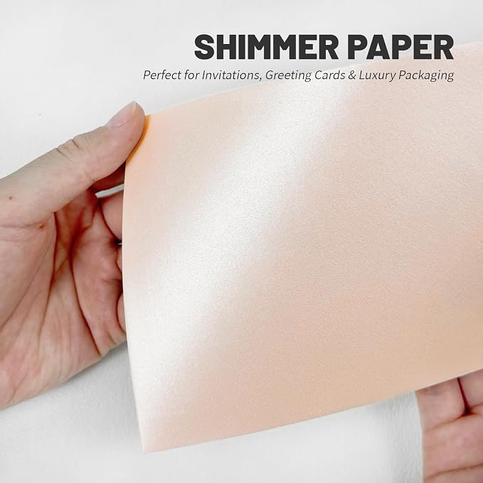 50 PCS 4x6 Pearl Pink Envelopes - Image 4