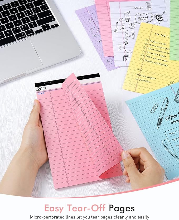 Dynta 24pcs Small Legal Pads 5x8 Note Pads - Image 3