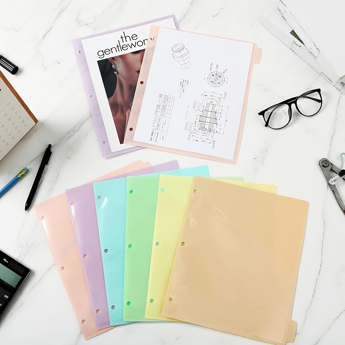 Epakh 24 Pcs Binder Dividers for 3 Rings Binders Index Dividers - Image 7