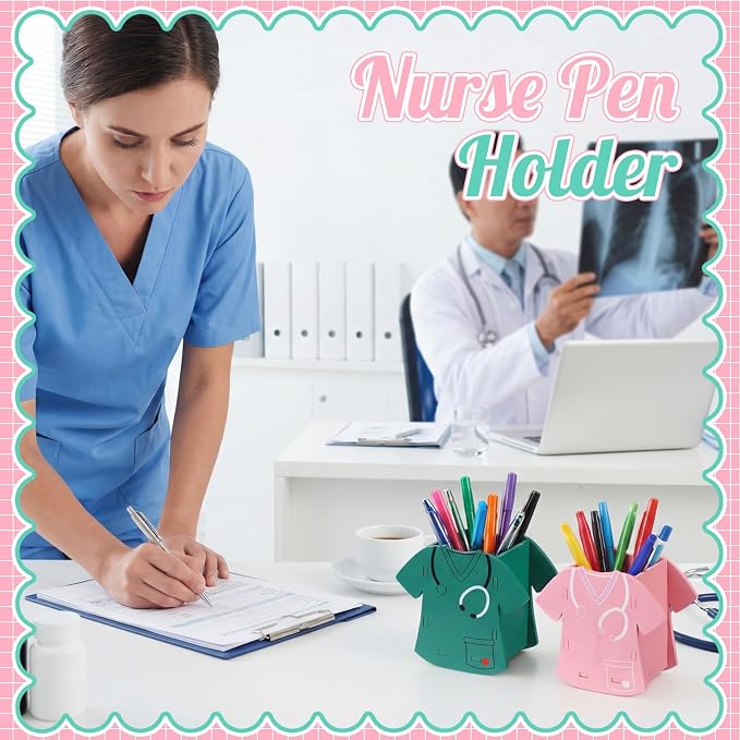 Sherr 2 Pcs Wood Pencil Holder Pencils and Sharpener Shaped Sharp and Dull Pen - Image 3