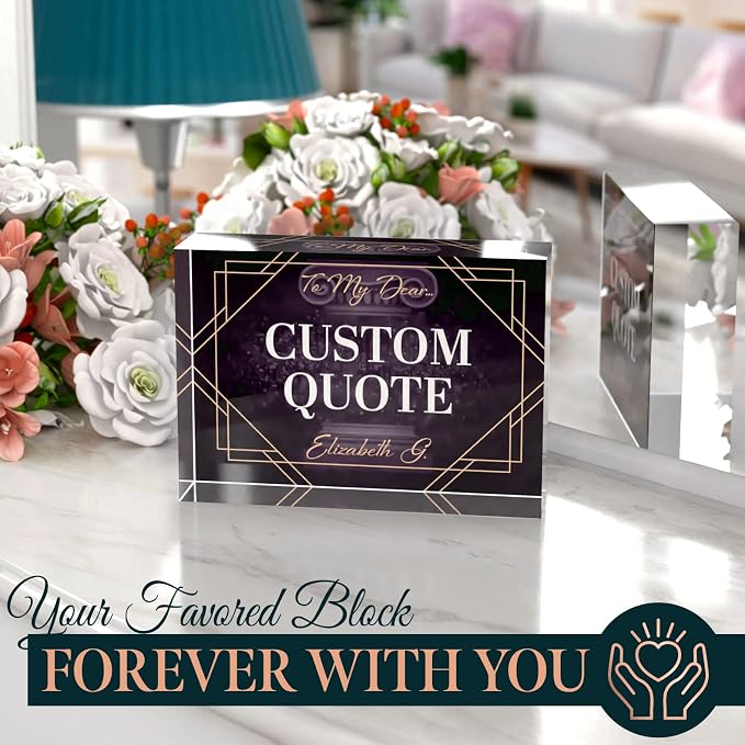 Custom Acrylic Sign Personalized, Custom Desk Name Plate, 18 Styles, - Image 6