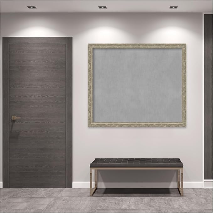 Amanti Art Silver Framed Magnetic Board 44x52 Oversize Vision Board - Image 5