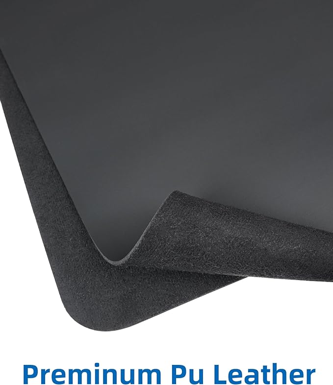 Non-Slip Desk Pad, Mouse Pad, Waterproof PU Leather Desk Protector, Ultra Thin - Image 2