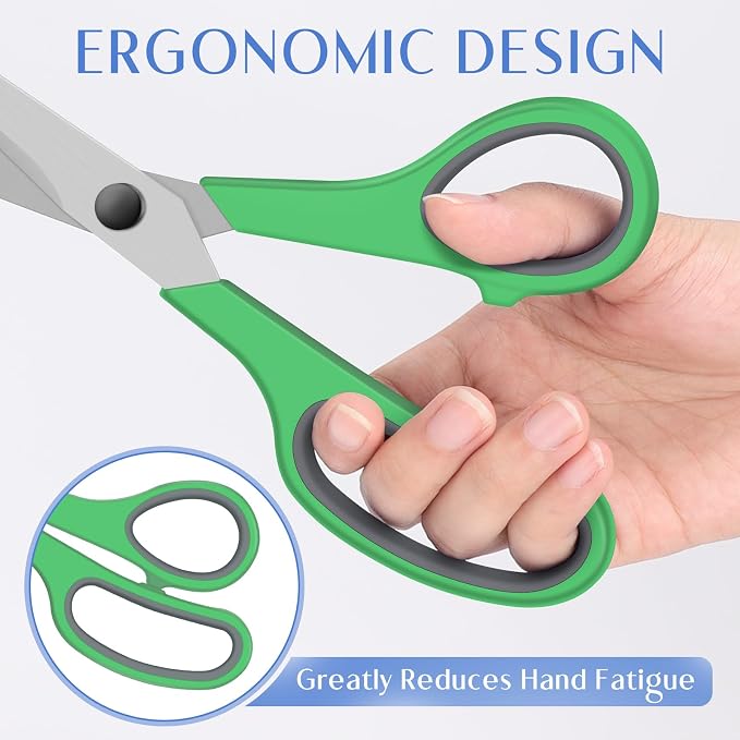 3 Pack Scissors Set, 8.3" Heavy Duty Scissors - Image 4