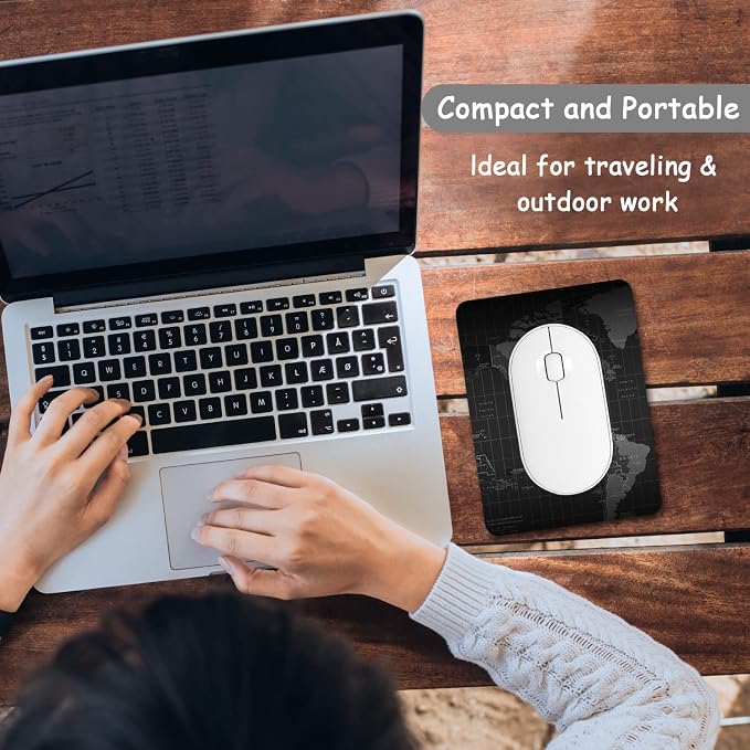 Dapesuom Small Mouse Pad, 6 x 8 Inch Thick Rubber Premium-Textured Non-Slip - Image 7