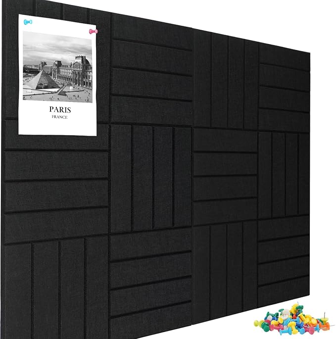 Large Cork Board Alternative 48" X 36" Bulletin Board by Hrrtyueg
