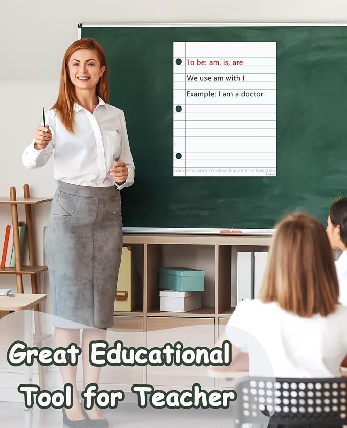 Dry Erase Giant Sized Magnetic Notebook Paper, Handwriting Lined Paper - Image 3