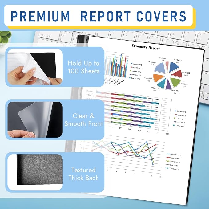 8 Pack Report Covers, COIDEA Report Covers - Image 3