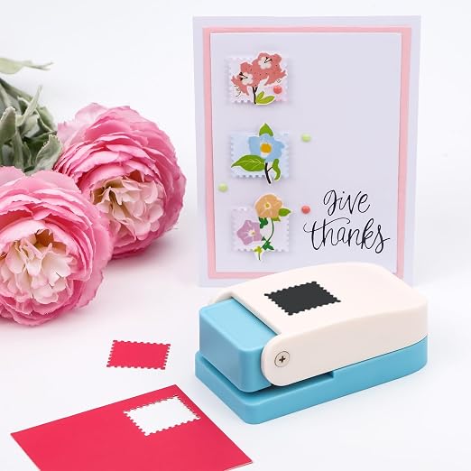 BAOFALI 3Pcs Stamp Puncher, Stamp Punch 1X0.8inch Rectangular Postage Stamp - Image 5