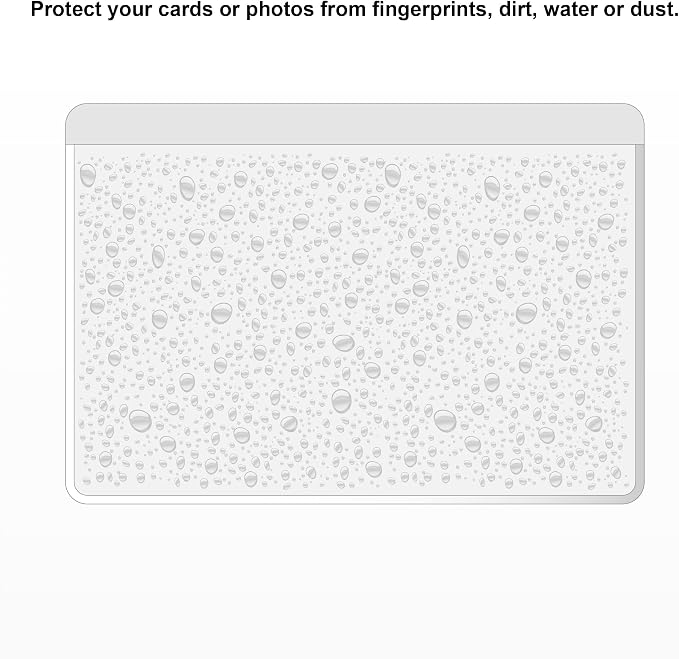 Clear Adhesive 5" x 7" Index Card Pockets - Image 6