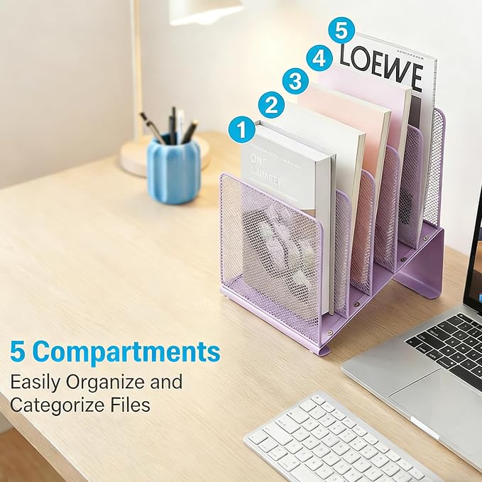 LEKETREE File Organizer for Desk, File Folder Organizer - Image 6