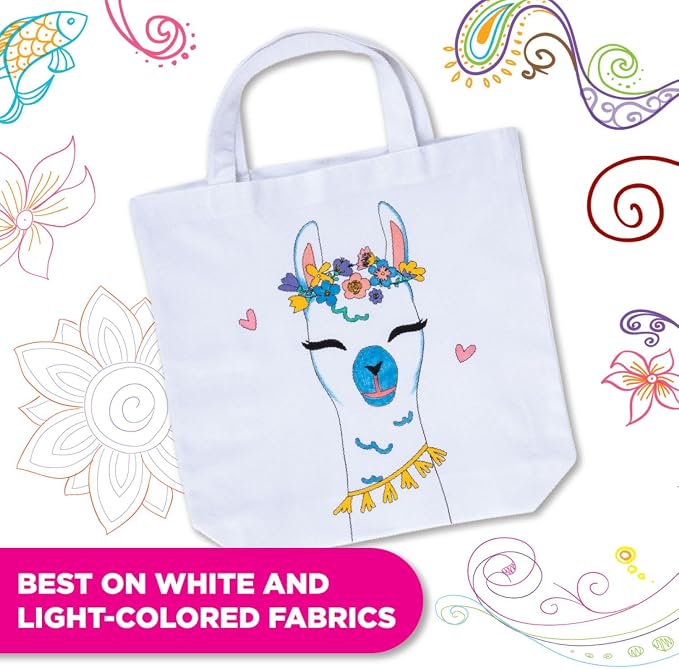 Tulip Permanent Fabric Markers Rainbow 20 Pack - Image 6