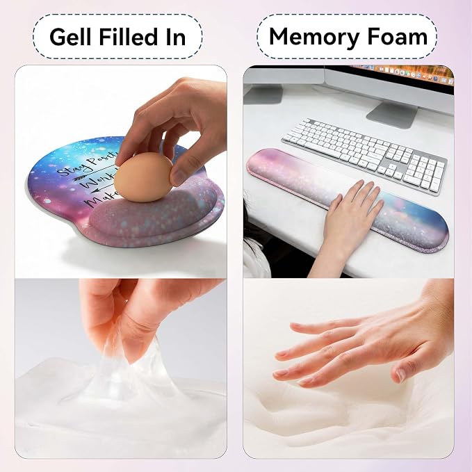 Desk Mat Set + Keyboard and Mouse Pad - Image 5