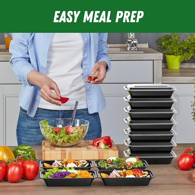 Dealusy 50 Pack 28 oz Meal Prep Containers Reusable - Image 6