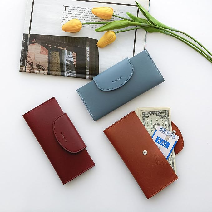 carrotez All-in-One Long Bifold 2-Tier PU Leather Wallet - Image 7