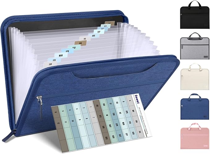 Sooez Heavy Duty Accordion File Organizer by Sooez