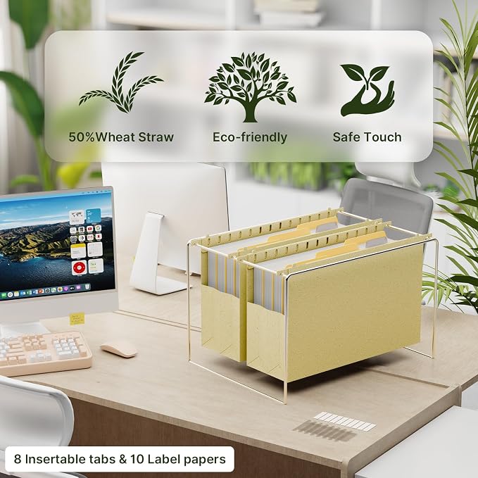 XINGIA Hanging File Folders Legal Size, 4 Inch File Folders - Image 6