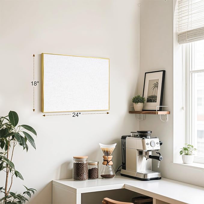 Linen Bulletin Board, Vision Board, Wall Mounted, - Image 6