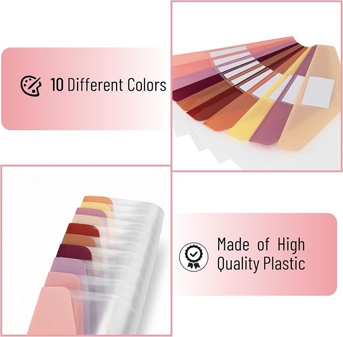 Mr. Pen- Clear Plastic Envelopes File Folders, 10 Pack, Letter Size | Colorful - Image 5