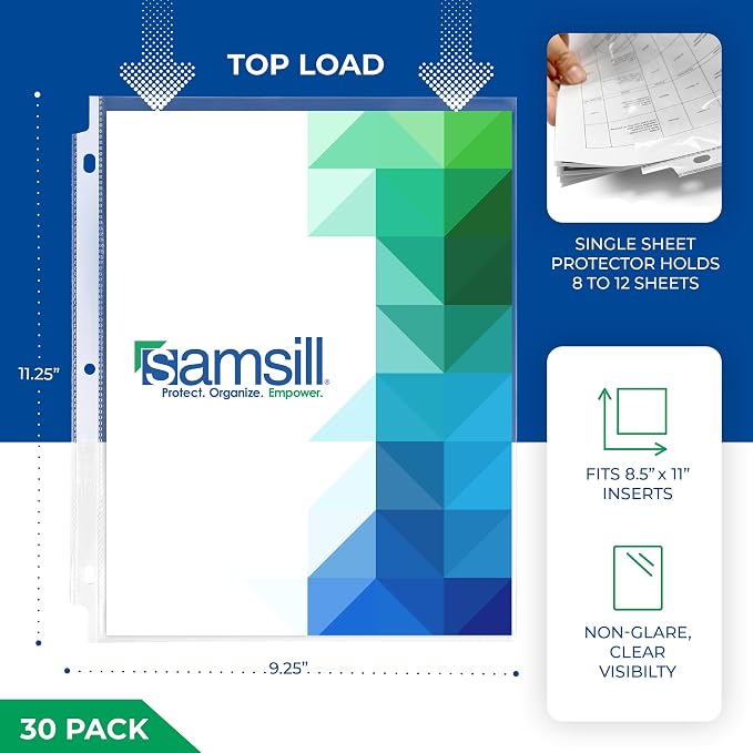 Samsill Heavy Duty Sheet Protectors - Image 2