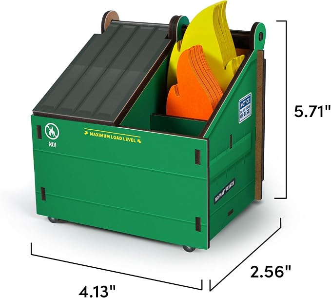 Genuine Fred Desk Dumpster Pencil Holder - Image 6