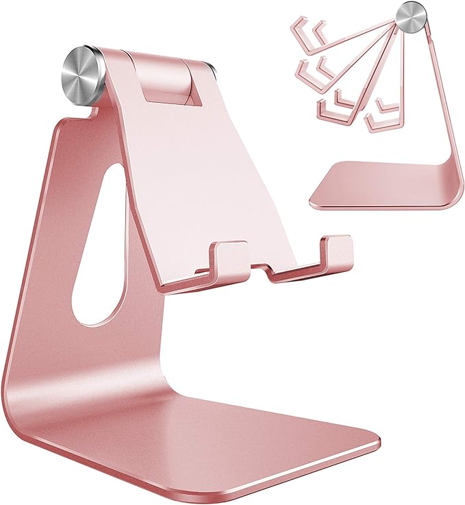 CreaDream Adjustable Cell Phone Stand, Phone Stand, Aluminum Desktop Stand by CELLPHONESTAND