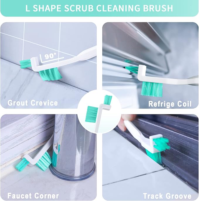 Lumkew Small Cleaning Brush Tight Spaces, Tiny Cleaning Brush Mini Parts - Image 4