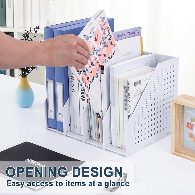 FRETONBA Collapsible Magazine File Holder - Image 2