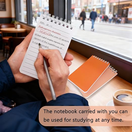 KTOJOY Small Spiral Notebook, 8 Pack, Mini Pocket Notepad - Image 5