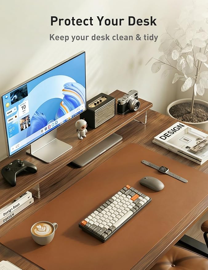 Aothia Faux Leather Desk Mat - Image 8