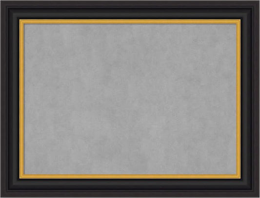 Amanti Art Black Framed Magnetic Board 26x34 Medium Vision Board by AmantiArt