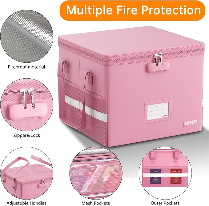 ENGPOW 5200°F File Box Fireproof Document Box - Image 5