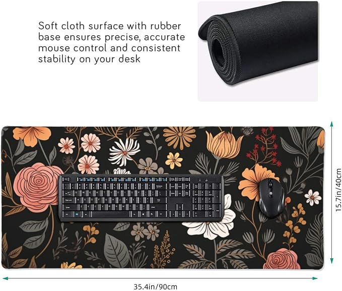 35.4 x 15.7 in, Waterproof XXL Large Mouse Pad - Image 2