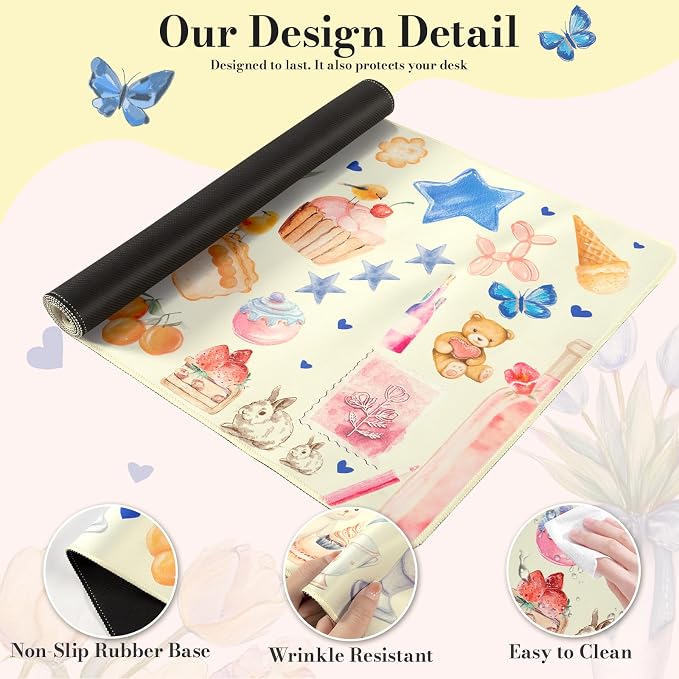 iCasso Extra Large Mouse Pad, Desk Pad Mat, Office Matt - Image 5