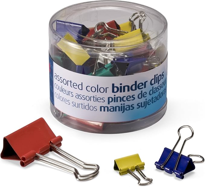 OfficemateOIC Binder Clips, 30 Clips per Tub by Officemate