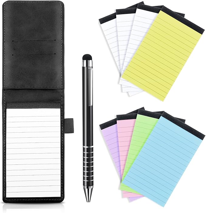 Outus 10 Pcs Mini Pocket Notepad Holder Set Included Mini Pocket Notepad Holder by Outus