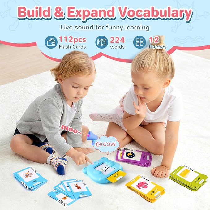 Talking Flash Cards for Toddler, Learning Montessori Toys - Image 5